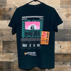 Brooklyn Cloth Worldwide Endless Waves New Age Error 404 T-Shirt Size Medium